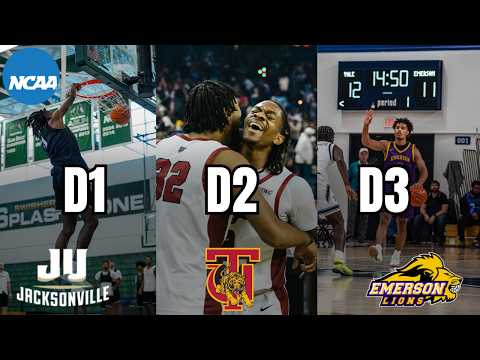 Day in the Life: D1 vs D2 vs D3 Basketball Players