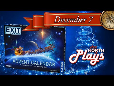 Exit The Game 2025 Advent Calendar: The Intergalactic Race (December 7) Board Game Gameplay