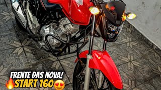 COLOQUEI A FRENTE DA 160 2025 NA START 2024 OLHA COMO FICOU 😍