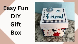 Quick & Easy Diy Gift Box That Anyone Can Make!