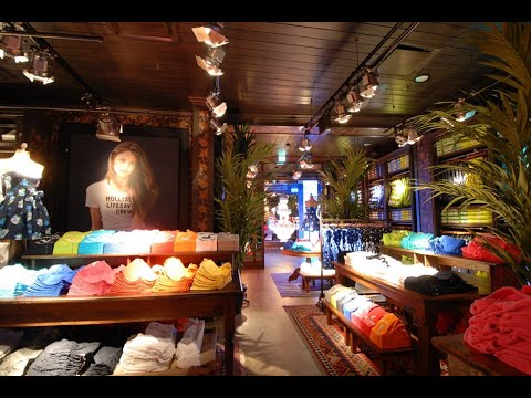 Experiência vintage na loja Hollister