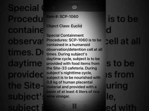 Scp 1060 Penanggalan