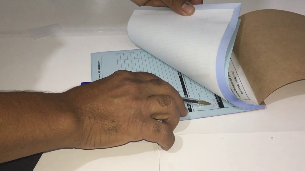 Descrição de Talões Autocopiativo