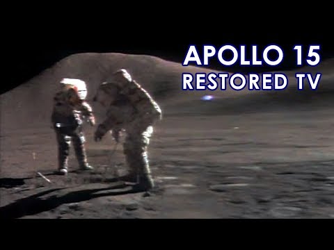 APOLLO 15 TV - Astronauts on the Moon surface - EVA (1971/07) [60 fps]
