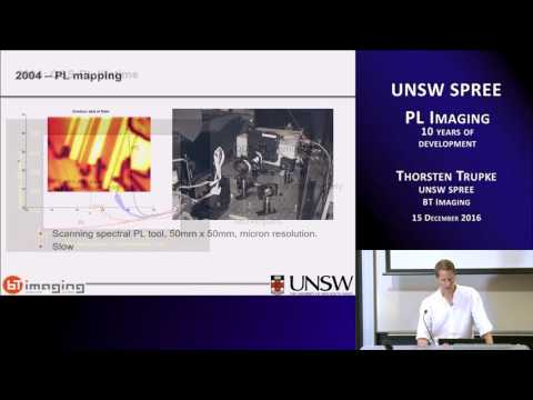 201612-15 Thorsten Trupke - PL Imaging: 10 years of development