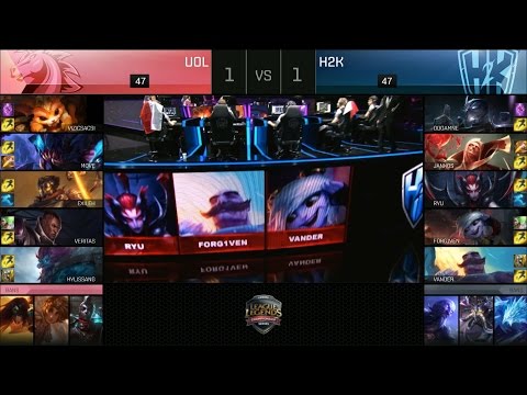 UOL vs H2K Game 3 Highlights - UNICORNS OF LOVE vs H2K EU LCS PLAYOFF 3rd PLACE Summer 2016