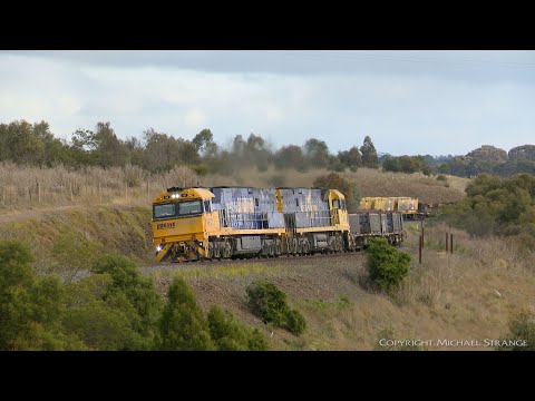 Pacific National 7XM4 Snakes Its Way Up Murgheboluc Curves - PoathTV Australian Trains & Railways