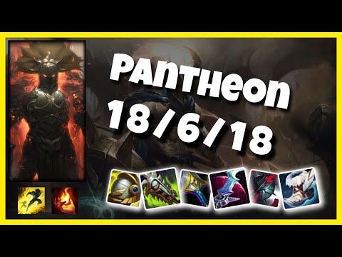 Pantheon vs Bard EU Challenger SUPPORT (18/6/18) Gameplay Replay - Patch 10.24