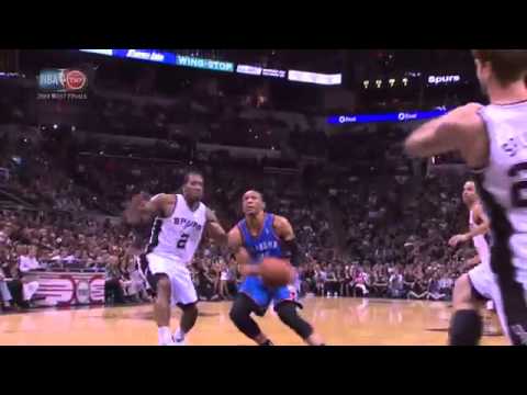 Russell Westbrook s Monster Dunk   Thunder vs Spurs   Game 5   May 29, 2014   NBA Playoffs 2014