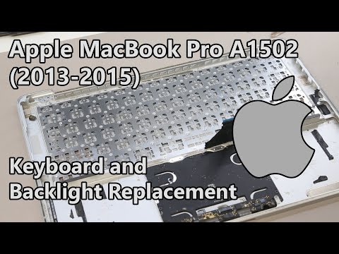 MacBook Pro 13 A1502 (Late-2013 - Mid-2015) Keyboard Replacement Guide