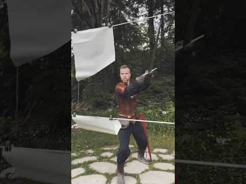 Cutting with the Balaur Arms 14th Century Longsword