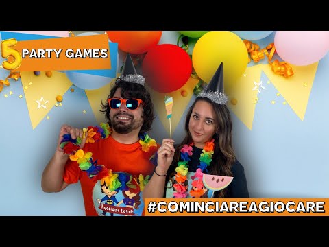 5 PARTY GAMES PER COMINCIARE A GIOCARE!
