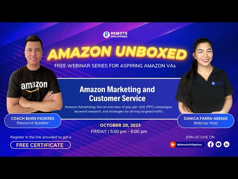 FREE WEBINAR: Amazon Unboxed (4): Amazon Marketing and Customer Service