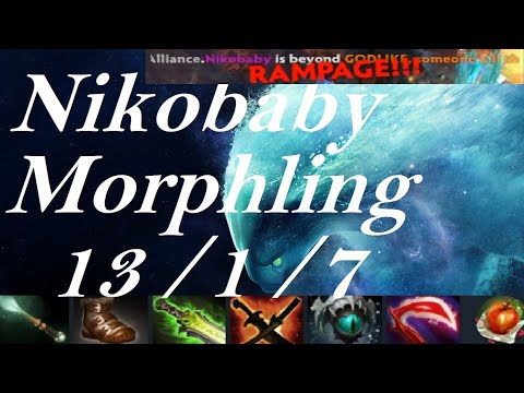 Nikobaby Morphling vs Slark - Morph: Windranger, Tiny - OG vs Alliance game2 - OGA DOTA PIT