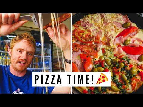 阿根廷最好吃的披薩!到TRELEW旅行，阿根廷丘布特。 (AWESOME PIZZA IN ARGENTINA! Traveling to TRELEW, Chubut, Argentina)