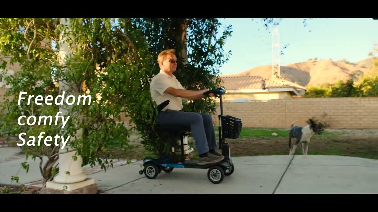 Aotedor T550 Ultra-Light Folding Mobility Scooter — Product Video