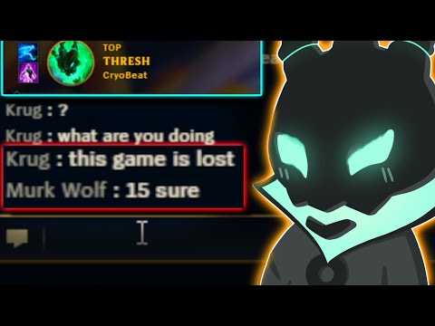 They Were AFRAID of my Thresh Top...