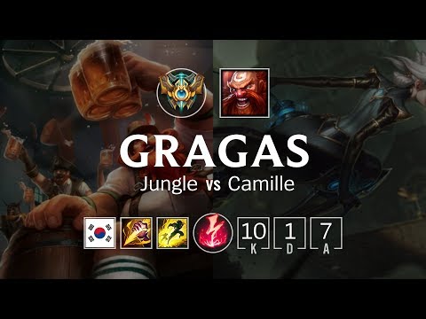 Gragas Jungle vs Camille - KR Challenger Patch 8.21