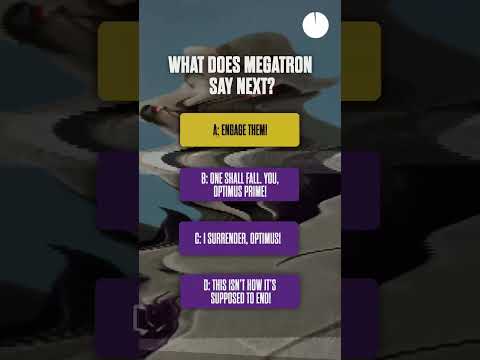 What Will Megatron Say Next? #transformers #youtubeshorts #transformersprime