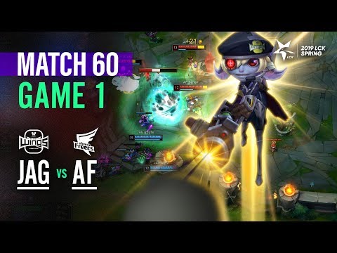 JAG vs AF Match60 Game1 Highlight | 2019 LCK Spring