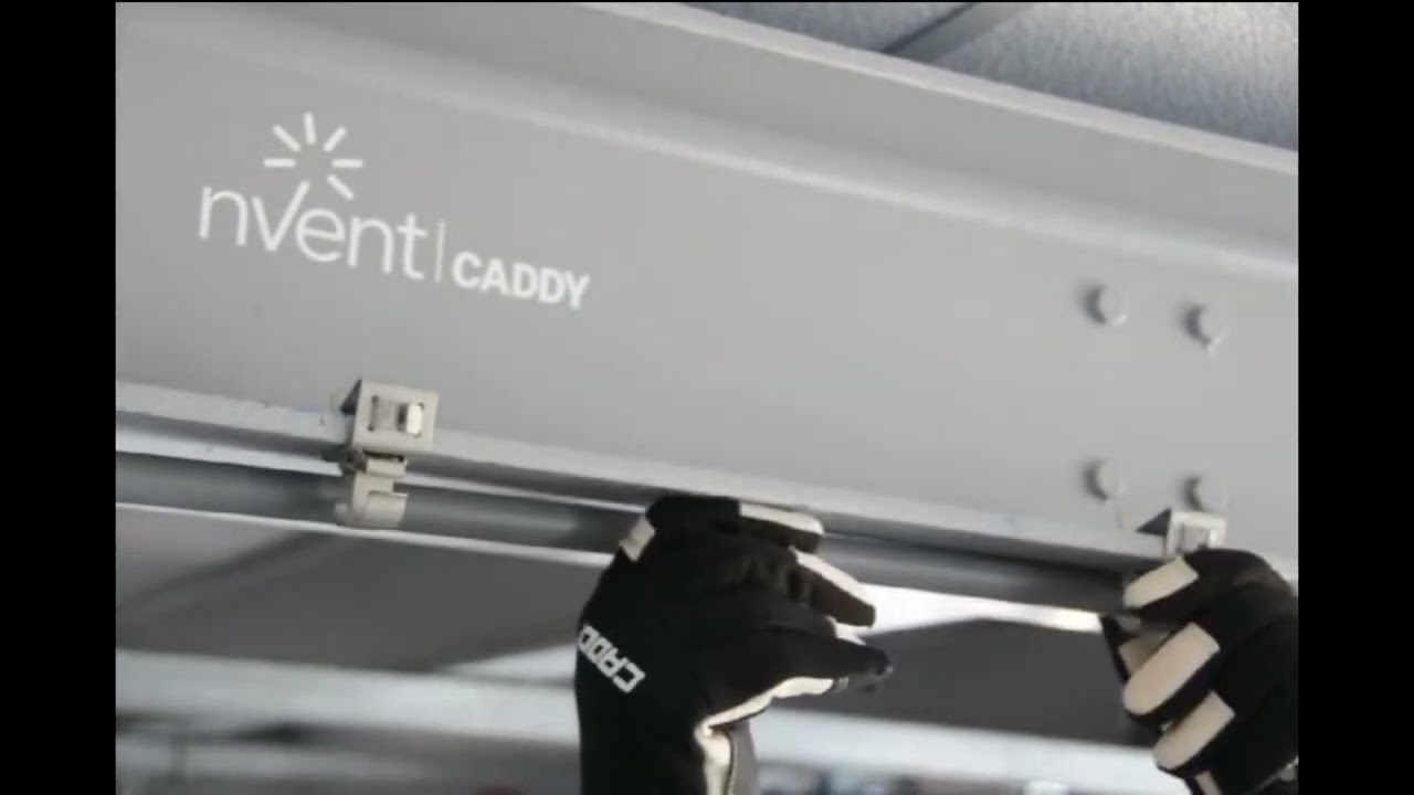 nVent CADDY Snap Clip & SCB Cable Snap Clip Adaptor - Parallel Plastic Conduit Attachment to Flange