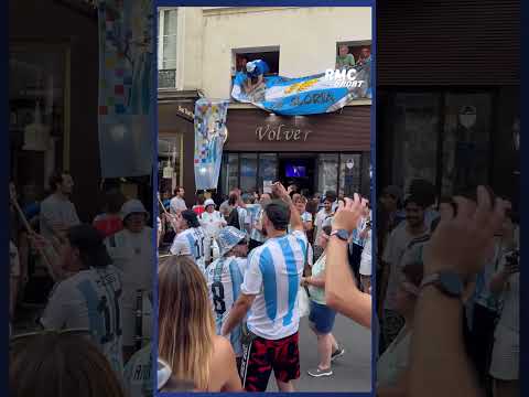Les Argentins de Paris s'ambiancent avant Angleterre-Argentine !
