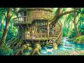 Sunny Treehouse Herbalist: Morning by the Crystal Stream | Ghibli-Style ASMR DEFAULT Thumbnail