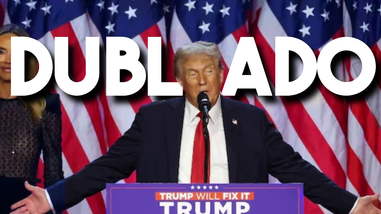 DISCURSO DE VITÓRIA TRUMP 2024 (DUBLADO)