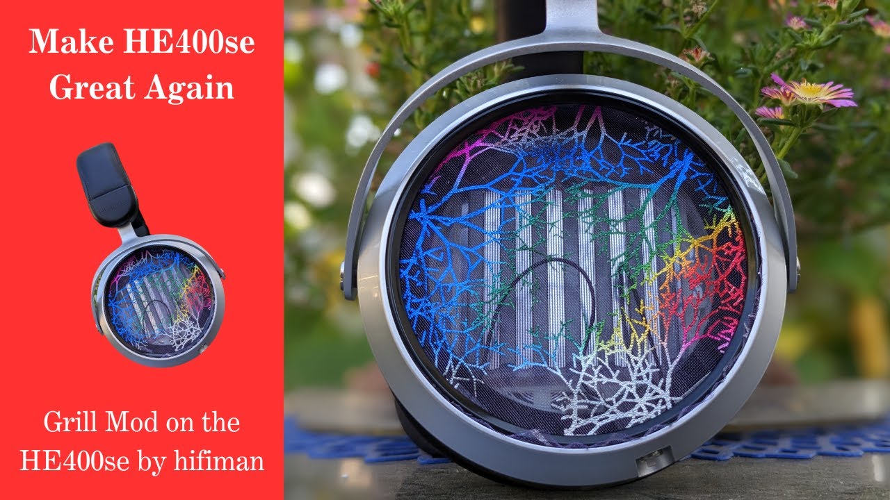 HiFiMan HE400se Grill Mod - A Simple Mod For Better Sound