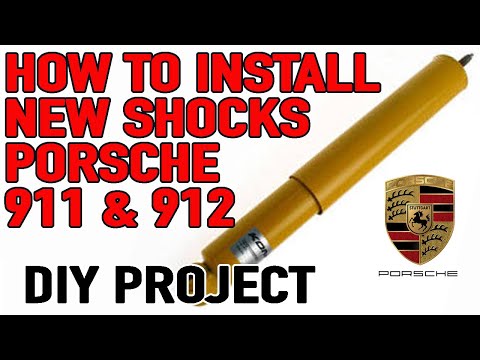 How to install rear shocks on Porsche 911 912 - Classic Porsche 911 912 Restoration Koni vs KYB