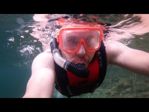 Sukeltamassa yhdellä Suomen kirkkaimmista järvistä