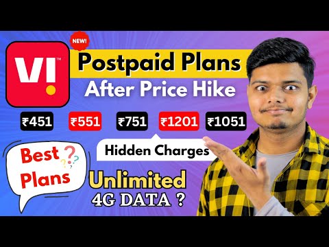 Vi New Postpaid Plans - Unlimited Data, Data Rollover & Hidden Charges [ Detailed Explained ]