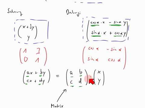Darstellung von linearen Abbildungen durch Matrizen