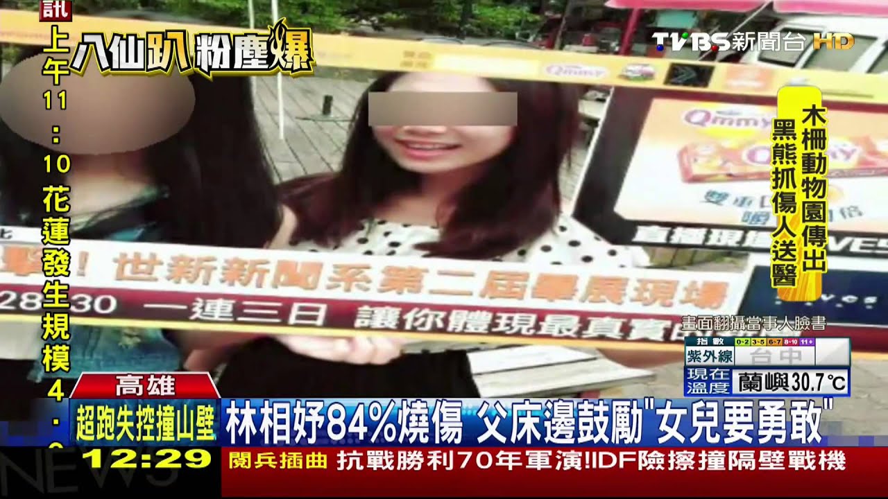 世新啦啦隊長林相妤 4死黨遇塵爆火劫