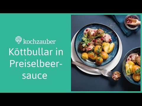 Gratisrezept: Köttbullar in Preiselbeersauce