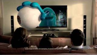 Monsters vs Aliens 3D commercial for Samsung