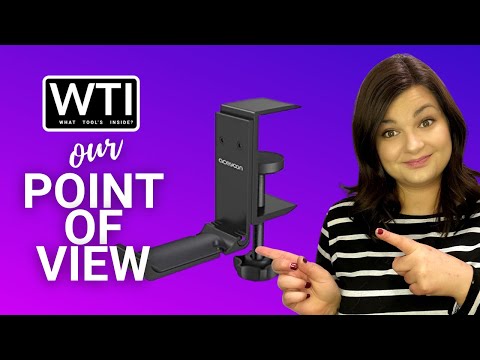 aceyoon Under Desk Headphone Stand - WTI product video review