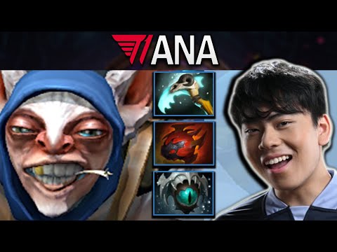 Meepo Dota 2 Gameplay T1.Ana with 21 Kills and Tarasque