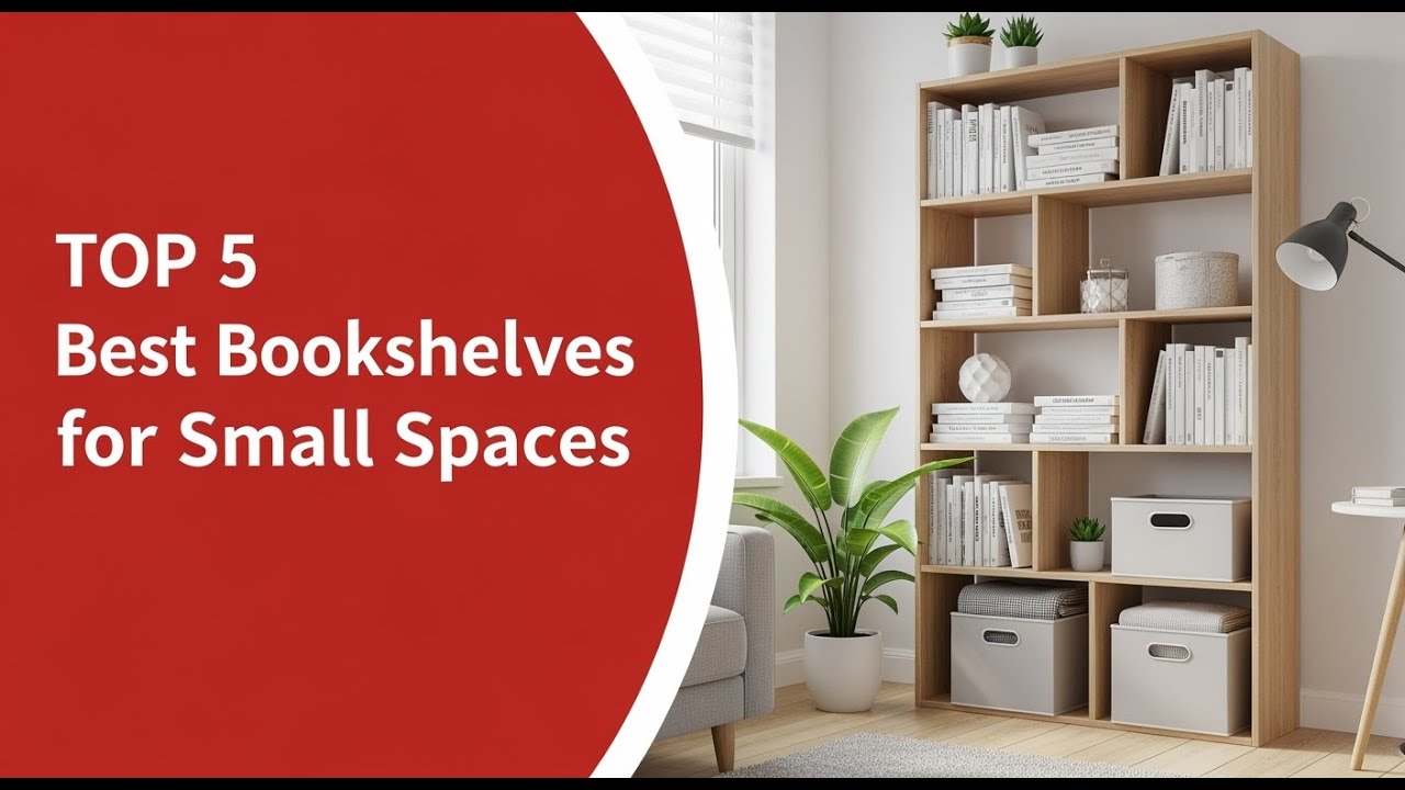 TOP 5 Best Bookshelves for Small Spaces 2026 | Maximize Your Storage with a Compact Design
