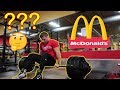 WORKING OUT IN MCDONALDS???