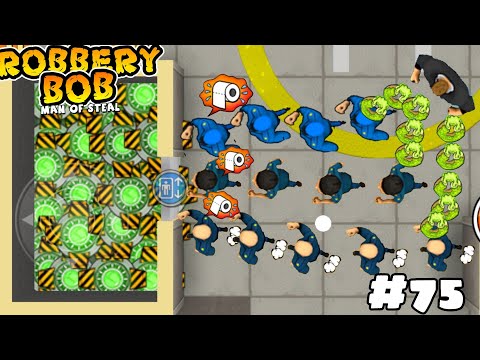 Robbery bob : Use 300 Rotten Donut - 300 Teleport Mine - Agent Costume High Rise Part 75