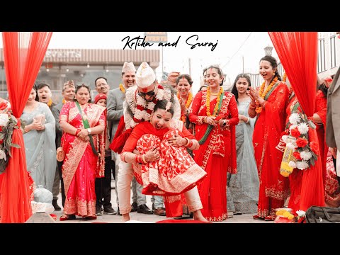 Kritika and  Suraj     ||   Nepali wedding cinematic highlights    ||   Lagan Gaatho