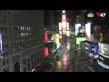 LIVE Snow In New York City S Times Square