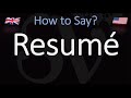 How to Pronounce Resumé? (CORRECTLY) Meaning & Pronunciation