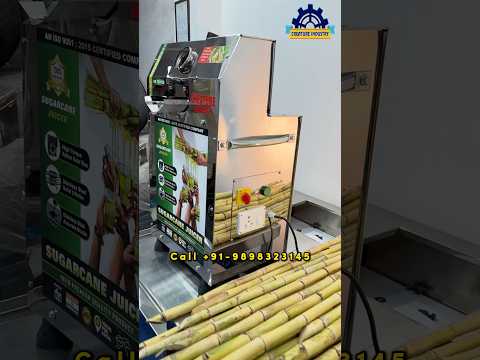 Sugarcane Machine  Electric Model 2025 | Automatic Ganna Juice Machine #sugarcane #juicemachine