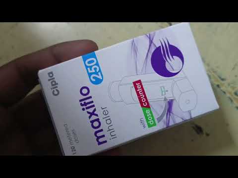 250mg Maxiflo Fluticasone Propionate Metered Dose Inhaler