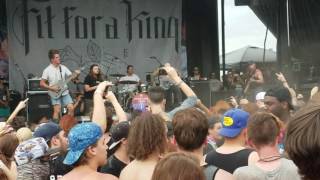 Fit For A King - Dead Memory (Ft. Jake Luhrs of ABR) Live At Atlanta Vans Warped Tour 2017