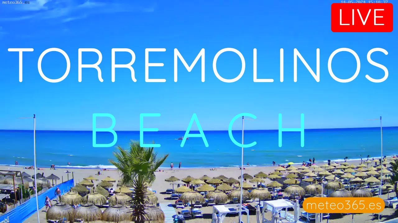 Live webcam view of El Bajondillo Beach Live in Torremolinos