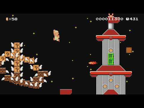 Into the Galaxy by SlayerManX - Super Mario Maker 2 - No Commentary 1bx