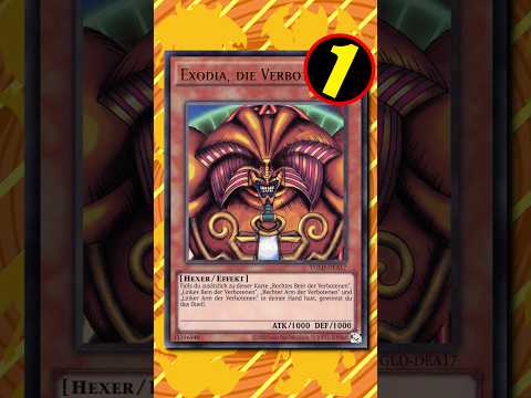 Darum ist Exodia, die Verbotene Limitiert in Yu-Gi-Oh!